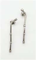Earrings Gioielleria Dossena  Woman in White Gold Diamante 0.42 Ct OROR-140-253 - OROR-140-253